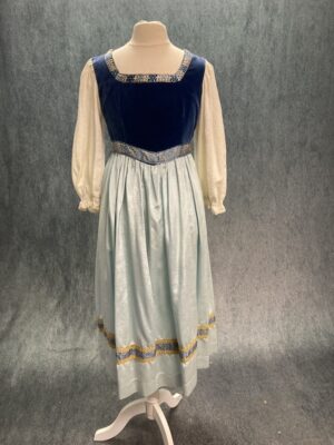 blue peasant maid