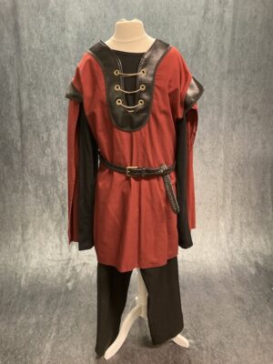 red and black