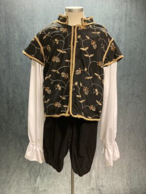 black and gold leaf