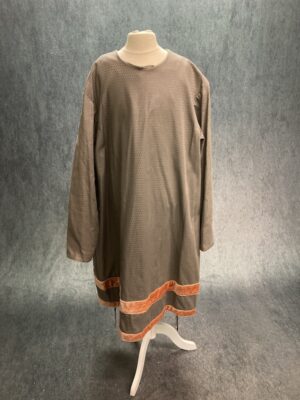 gray male tunic