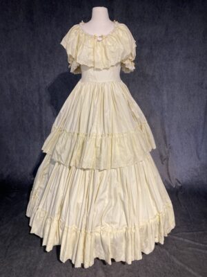 ballgown light yellow