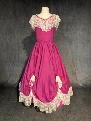 ballgown dark pink