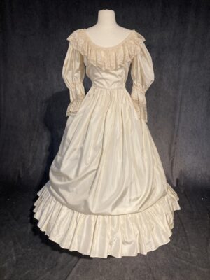 ballgown victorian white
