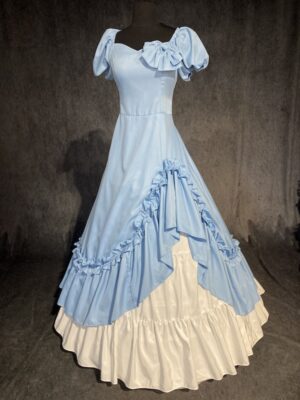ballgown regency light blue