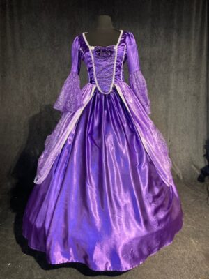 fancy purple dress